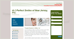 Desktop Screenshot of cosmeticdentistryclifton.com